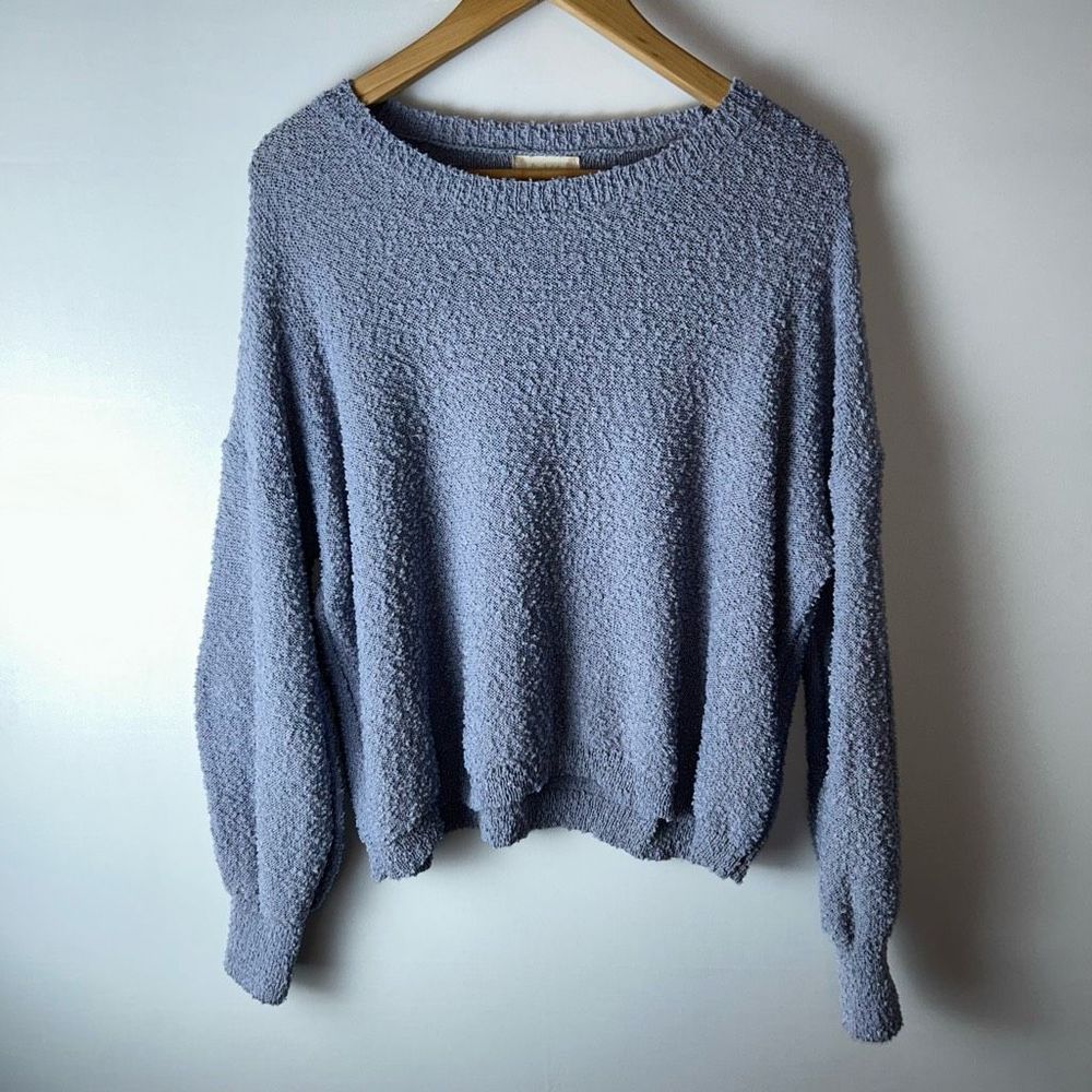 Altar'd State Blue Susan Pullover Sweater Size Small - Picture 2 of 12